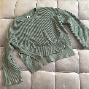 Fashion Nova Olive Ribbed Women's Sweater